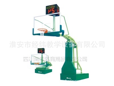 淮安市经纬教学设备 以质量第一、价格公道的理念，打造优质液压篮球架